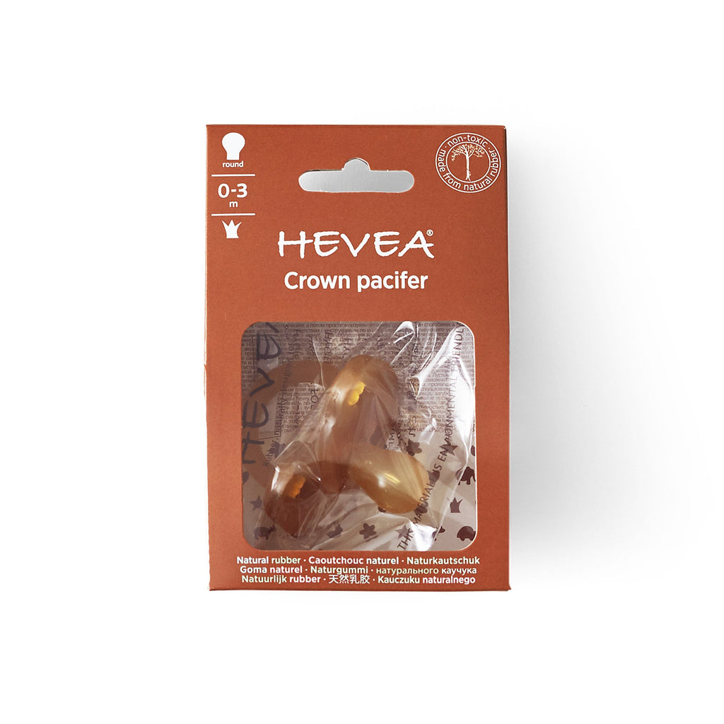 Natural Classic Pacifier - Round Dummy Hevea 